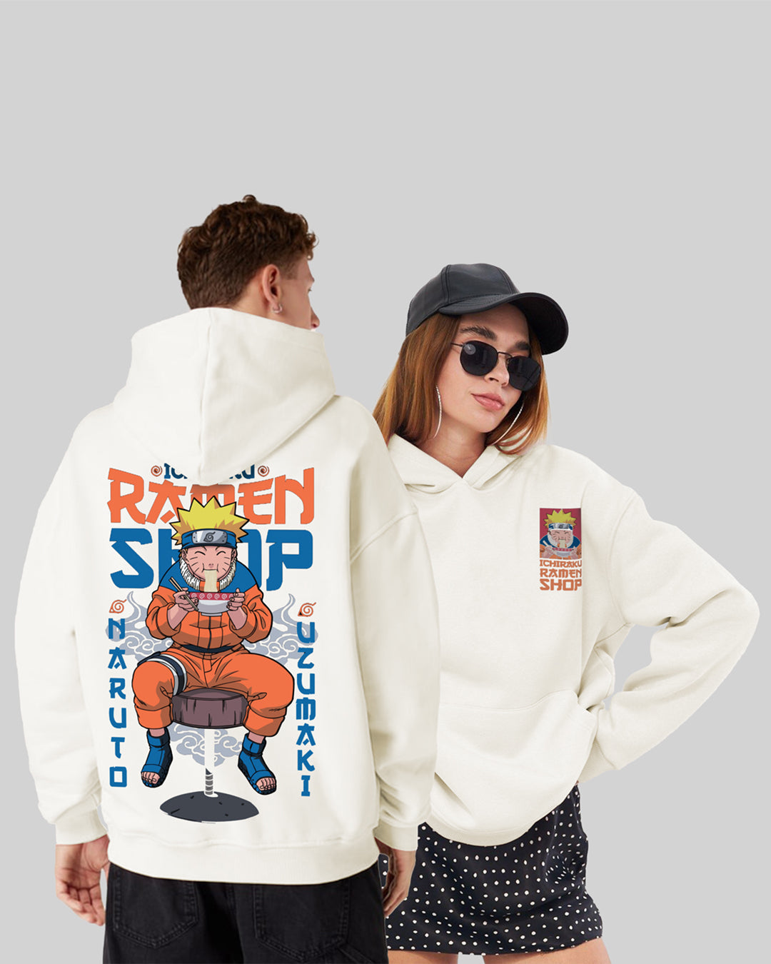 Jupiter Hotep Oversized Naruto Printed Hoodie
